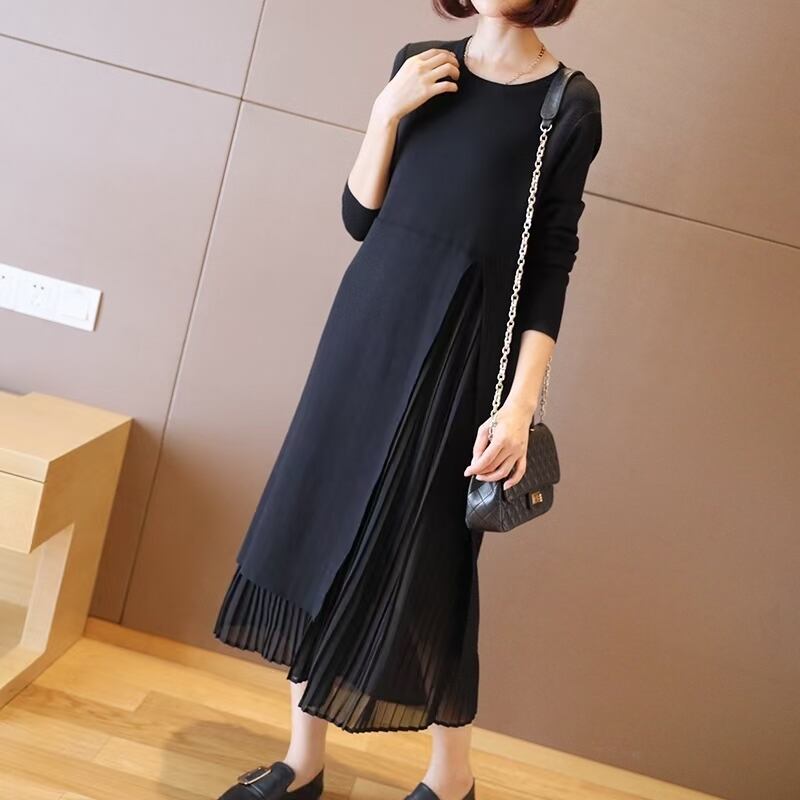 プリーツはさみワンピース　AJ22240-081