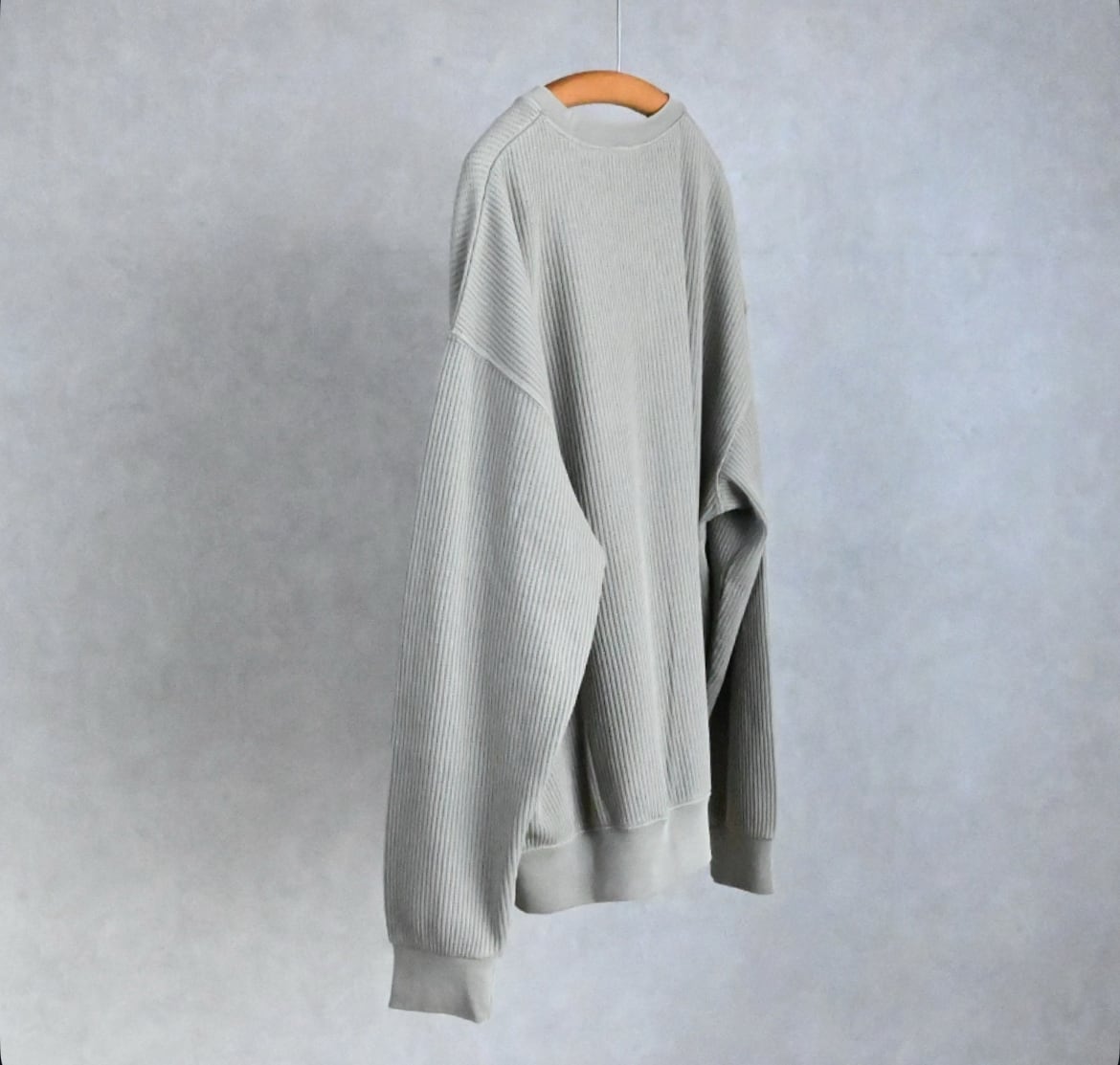 【新品】25AW UNUSED サーマル ワッフル カットソー ロンT サイズ4 25AW》【SEABEES】WAFFLE CREW OVER THERMAL L/S TEE シービーズ