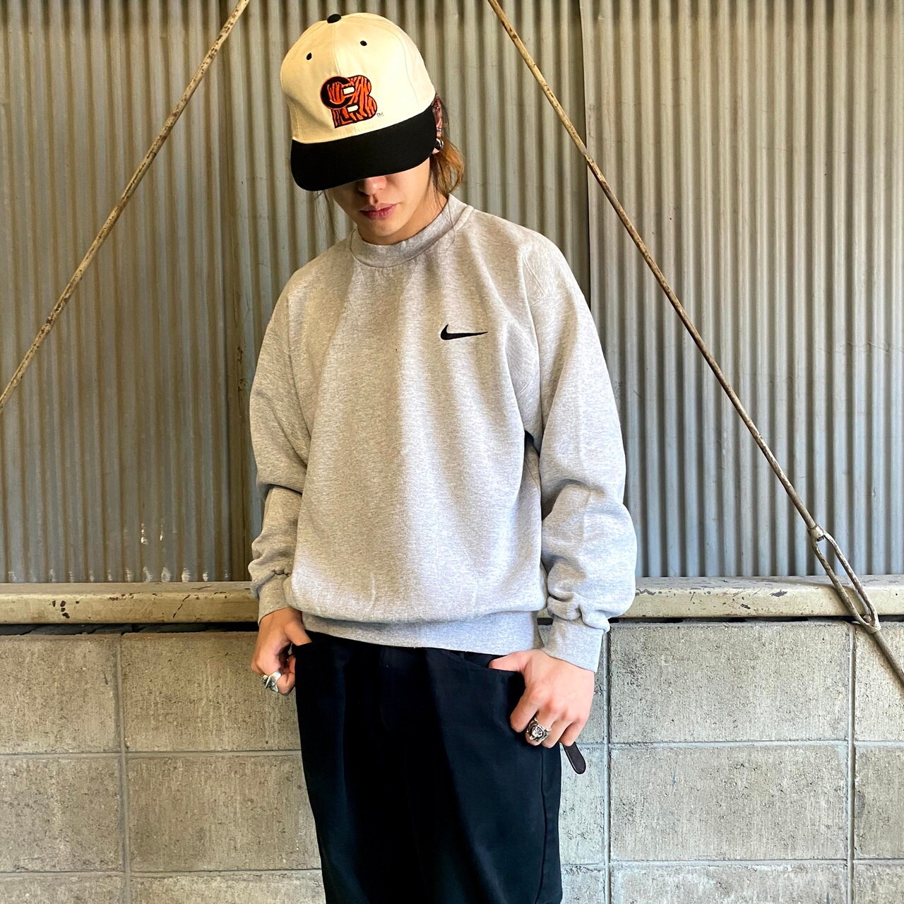 90年代 トルコ製 銀タグ NIKE ナイキ スモールスウォッシュ ワン 