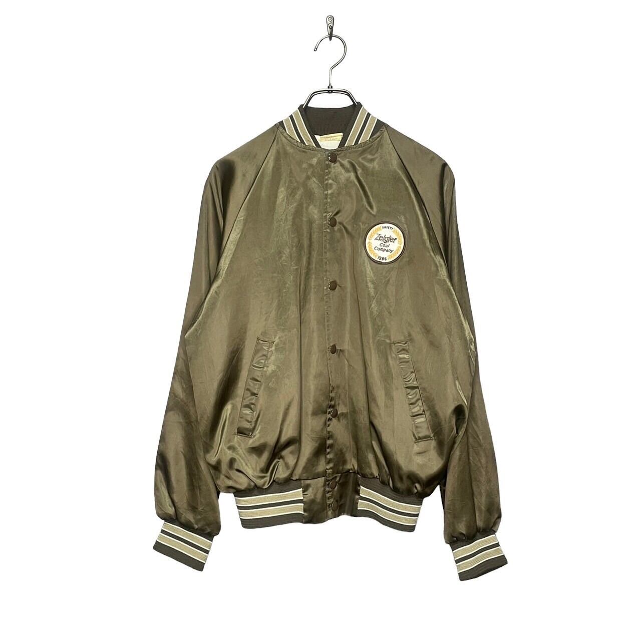 Made in USA】【80s】【ラグランスリーブ】AUBURN ナイロンスタジャン 