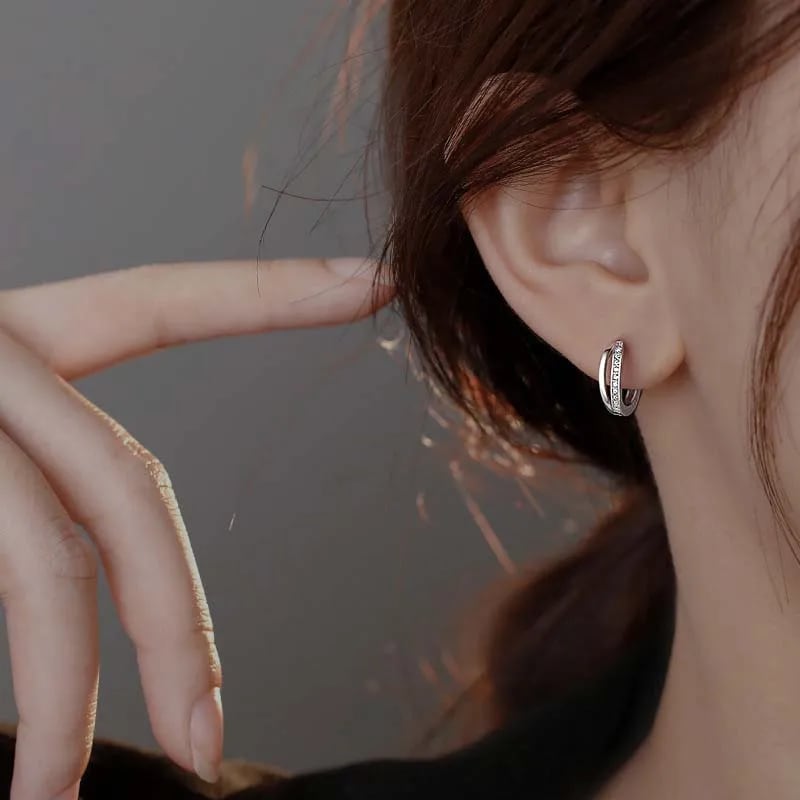 Jewel Line Hoop Pierce(ジュエルラインフープピアス)