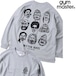gym master ジムマスター 10oz BETTER DAYS スウェット ビッグTEE Always Keep Smiling ワイドシルエット 長袖Tシャツ メンズ レディース コットン100% LOVE&PEACE G821724 杢グレー