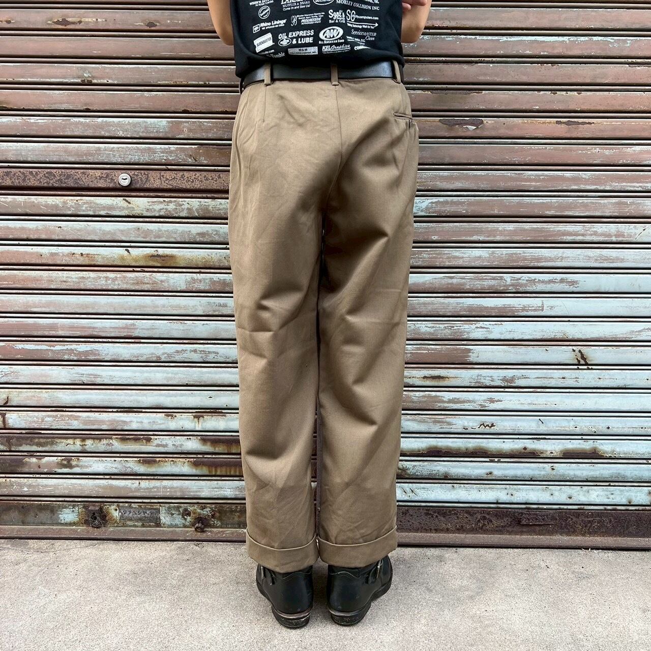 60s ユーロ スラックス ヴィンテージ ミリタリー コインポケット M