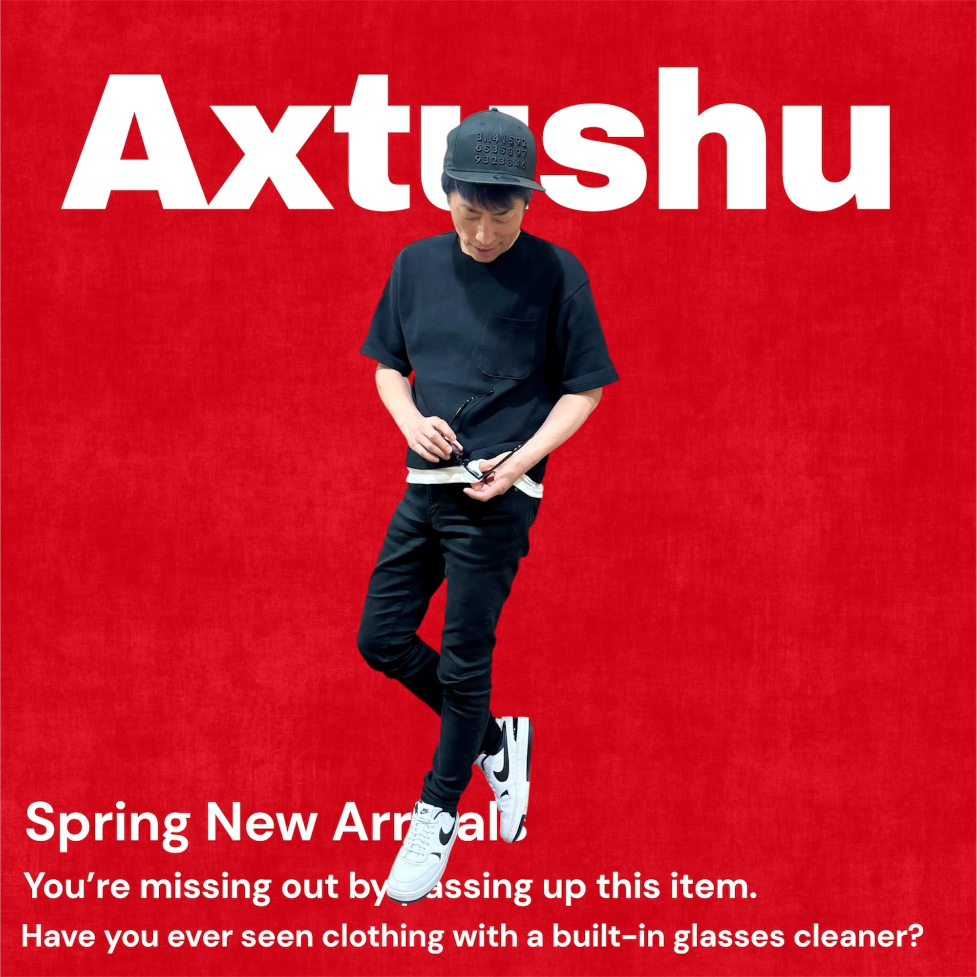 サーマルTシャツ(lens clean) | Axtushu