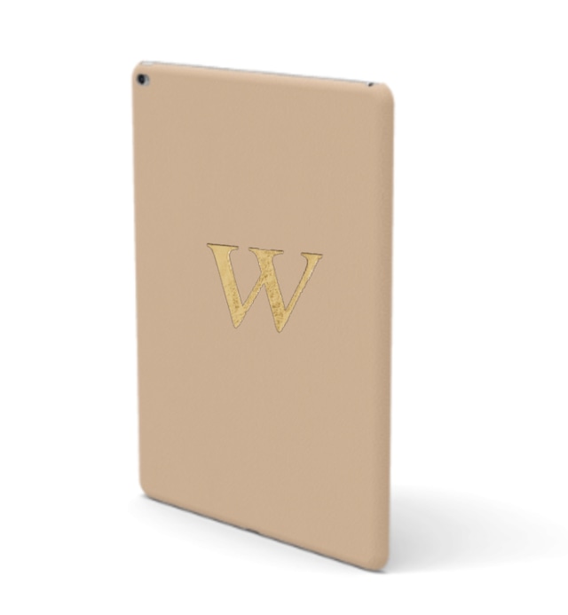 iPad Premium Smooth Leather Case (Nude)