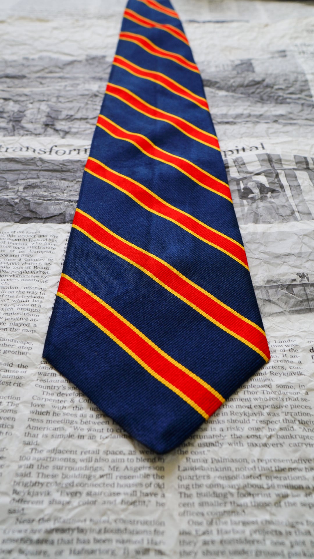 【美品✨】ブルックスブラザーズ レップタイ レジメンタルストライプ 青赤 1980-1990s】BROOKS BROTHERS ブルックスブラザーズ レップタイ