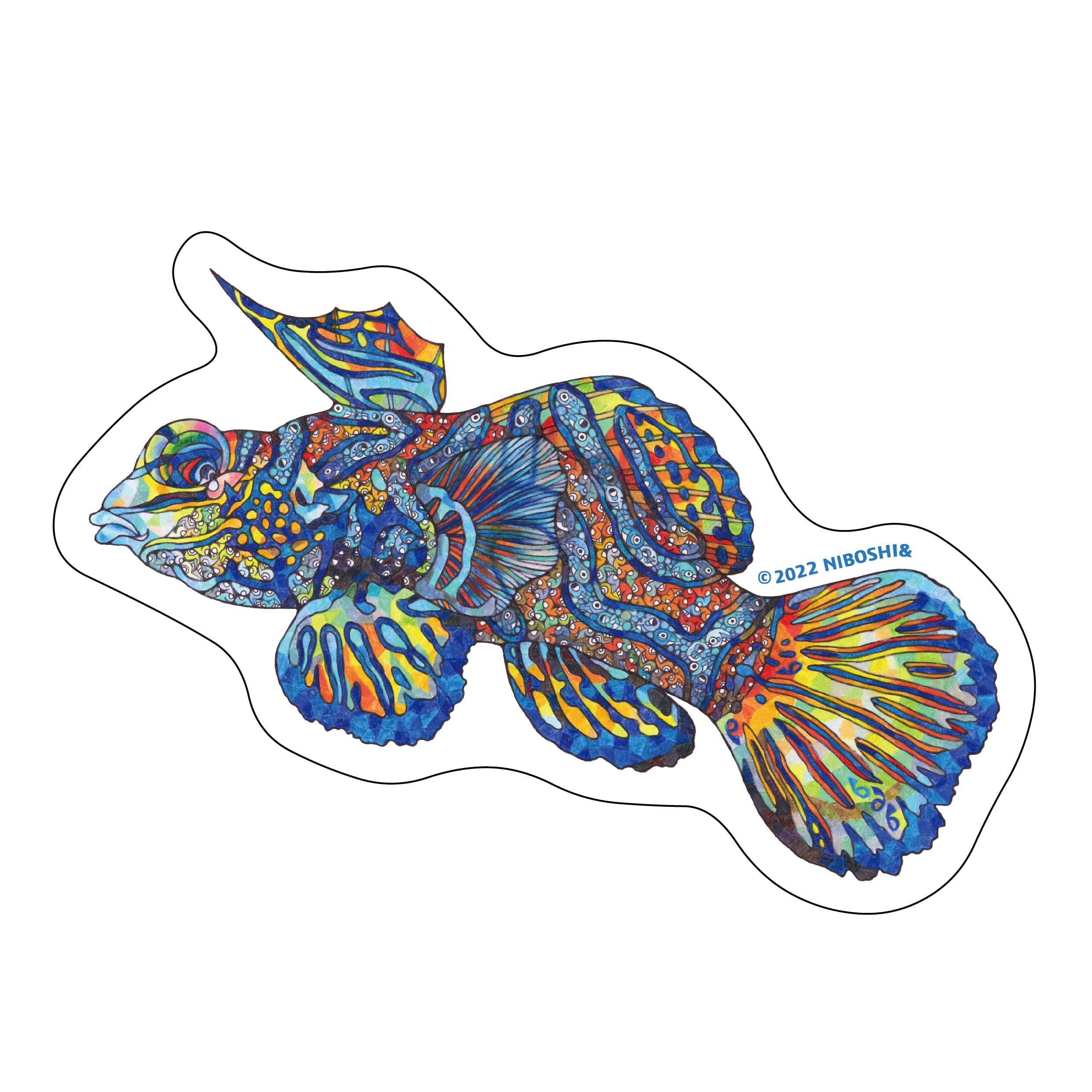 ステッカー】にしきてぐり | NIBOSHI&