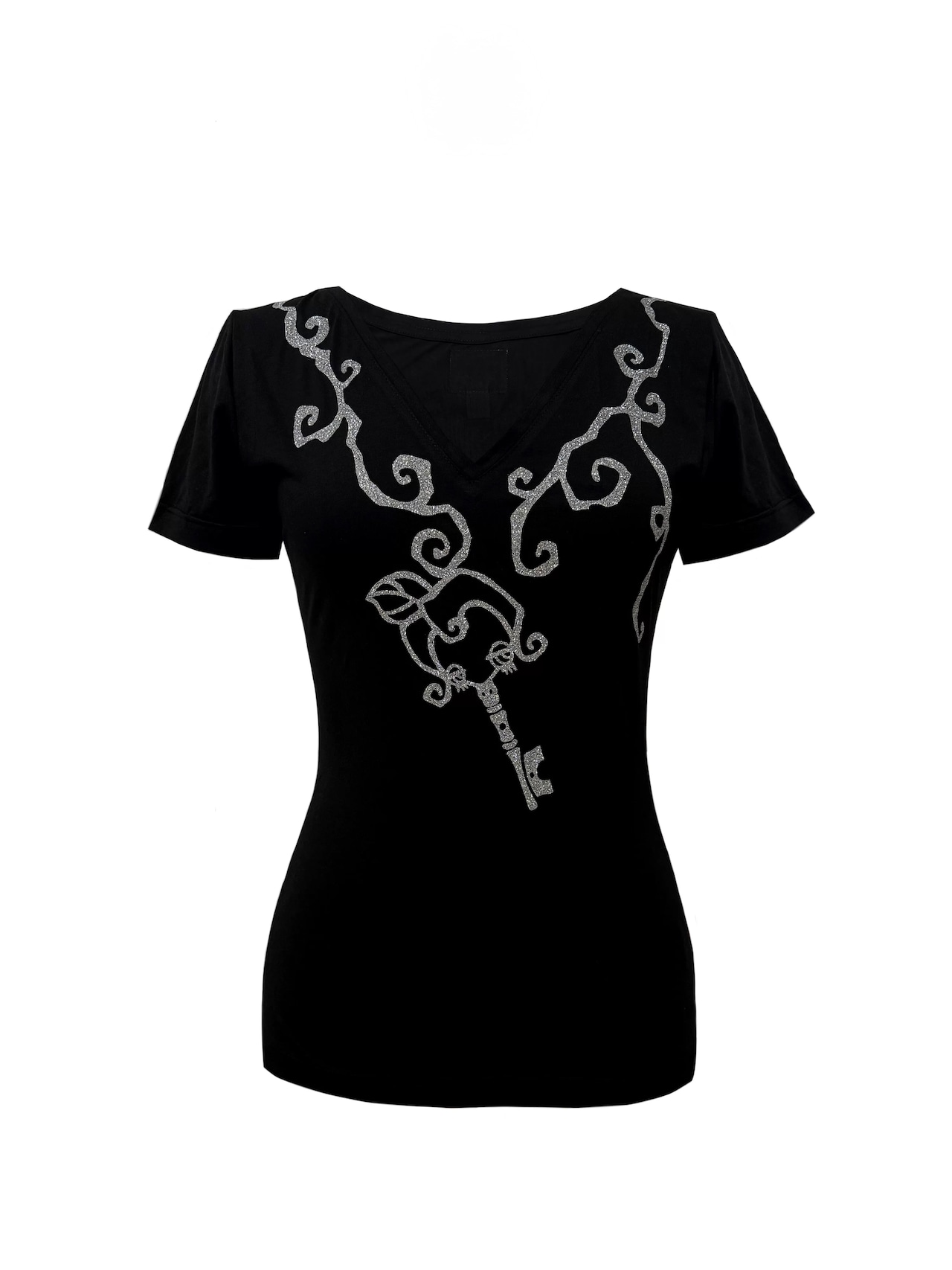 【Vestige】Key Glitter Tee