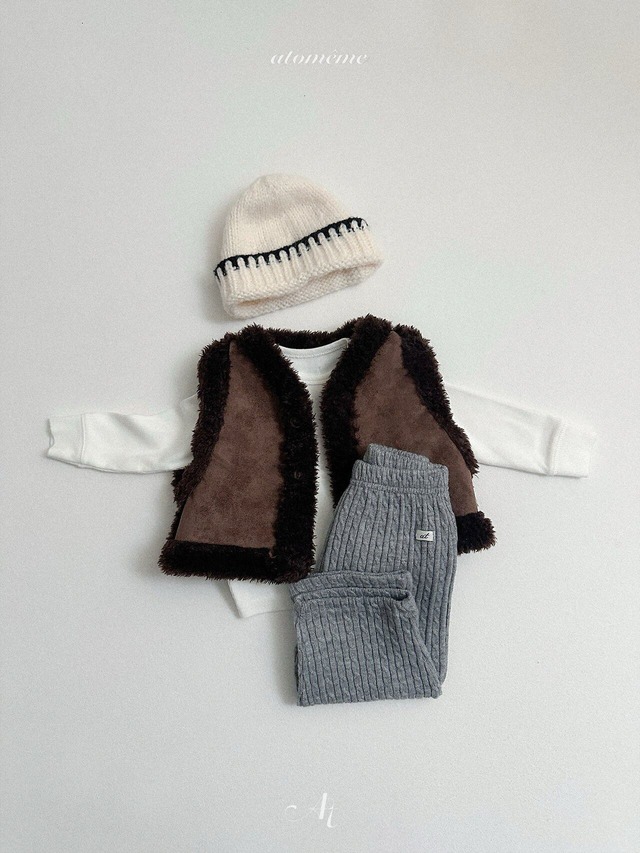 予約⌇atomeme/ Reversible mustang vest