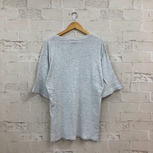 USA製duofold リブ編みヘンリーネックT インナーT オートミール XL