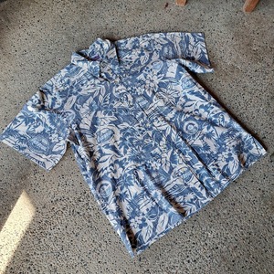 reyn spooner NFL 反転プリント ハワイアンシャツ used [308006]
