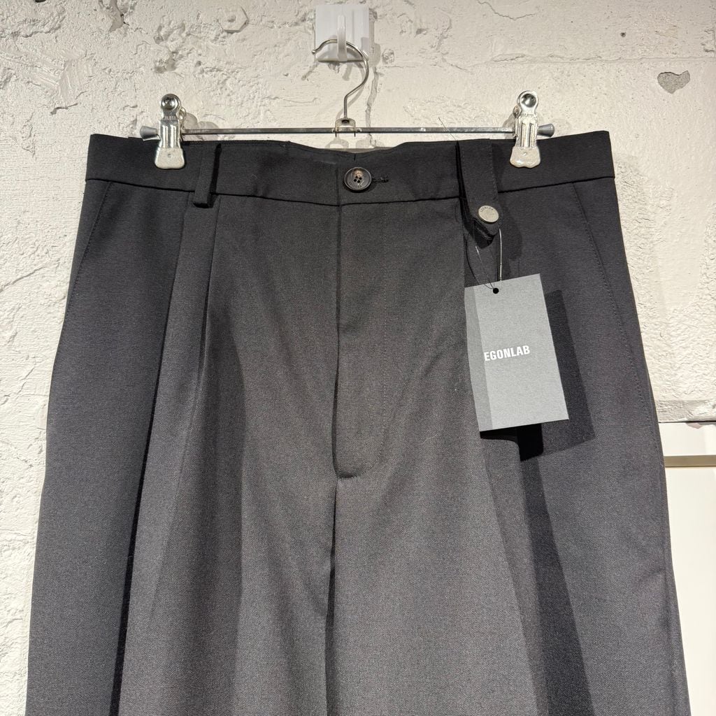 Egon lab. エゴンラボ 24AW LARGE PANT ワイドスラックスパンツ