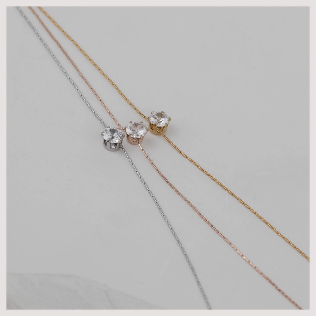 Necklace -Gold/Silver/Pink Gold-