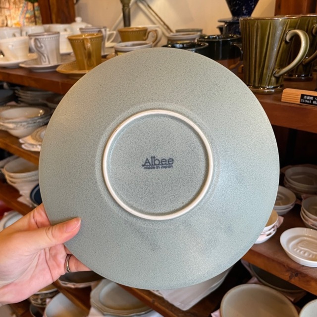 Albee 220plate 3colors / 美濃焼 日本製 アルビー 220プレート 全3色 陶磁器 食卓 日常使い キッチン雑貨 シンプル ナチュラル かわいい 皿 平皿 ギフト プレゼント