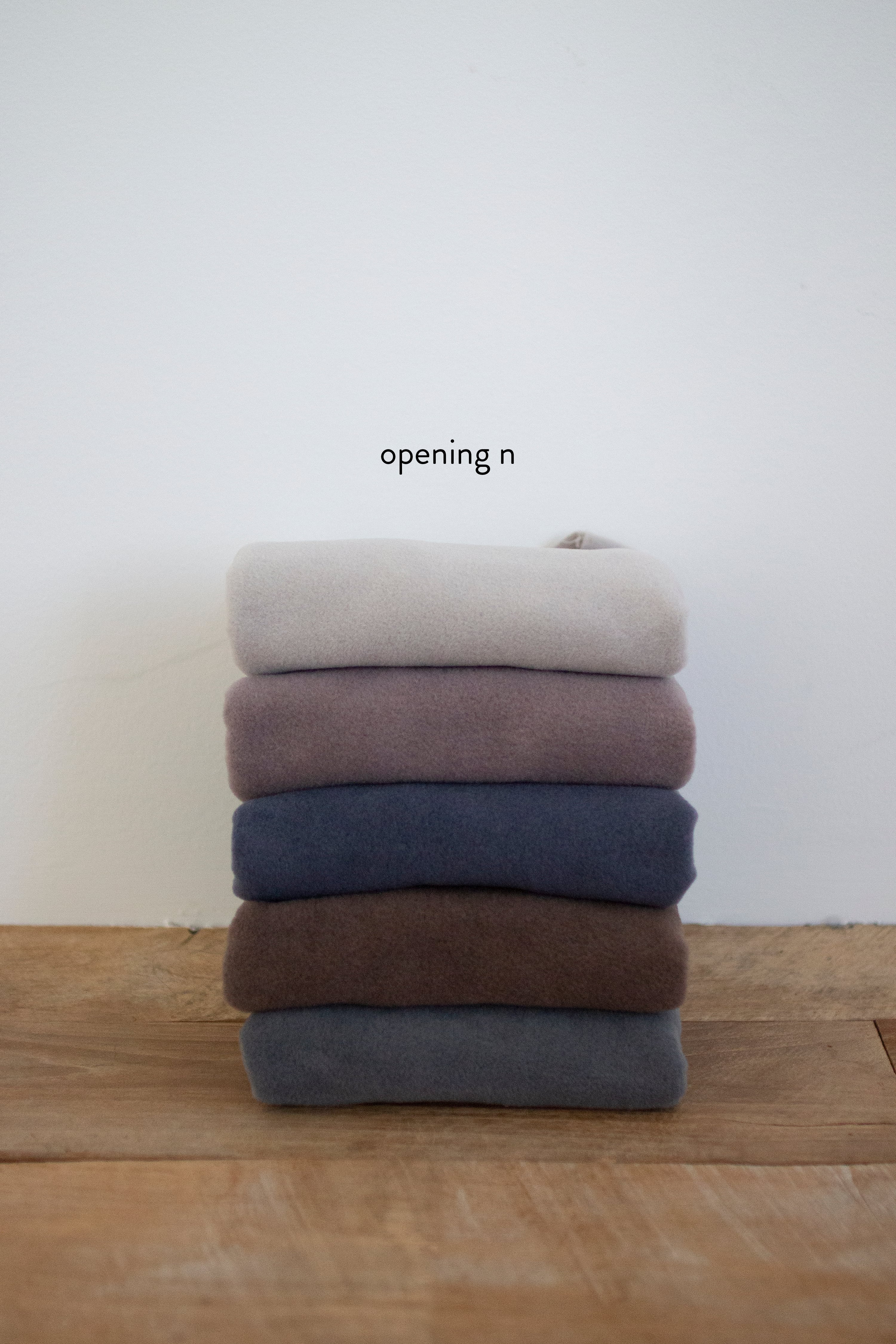 【即納】opening n フリースプルオーバー