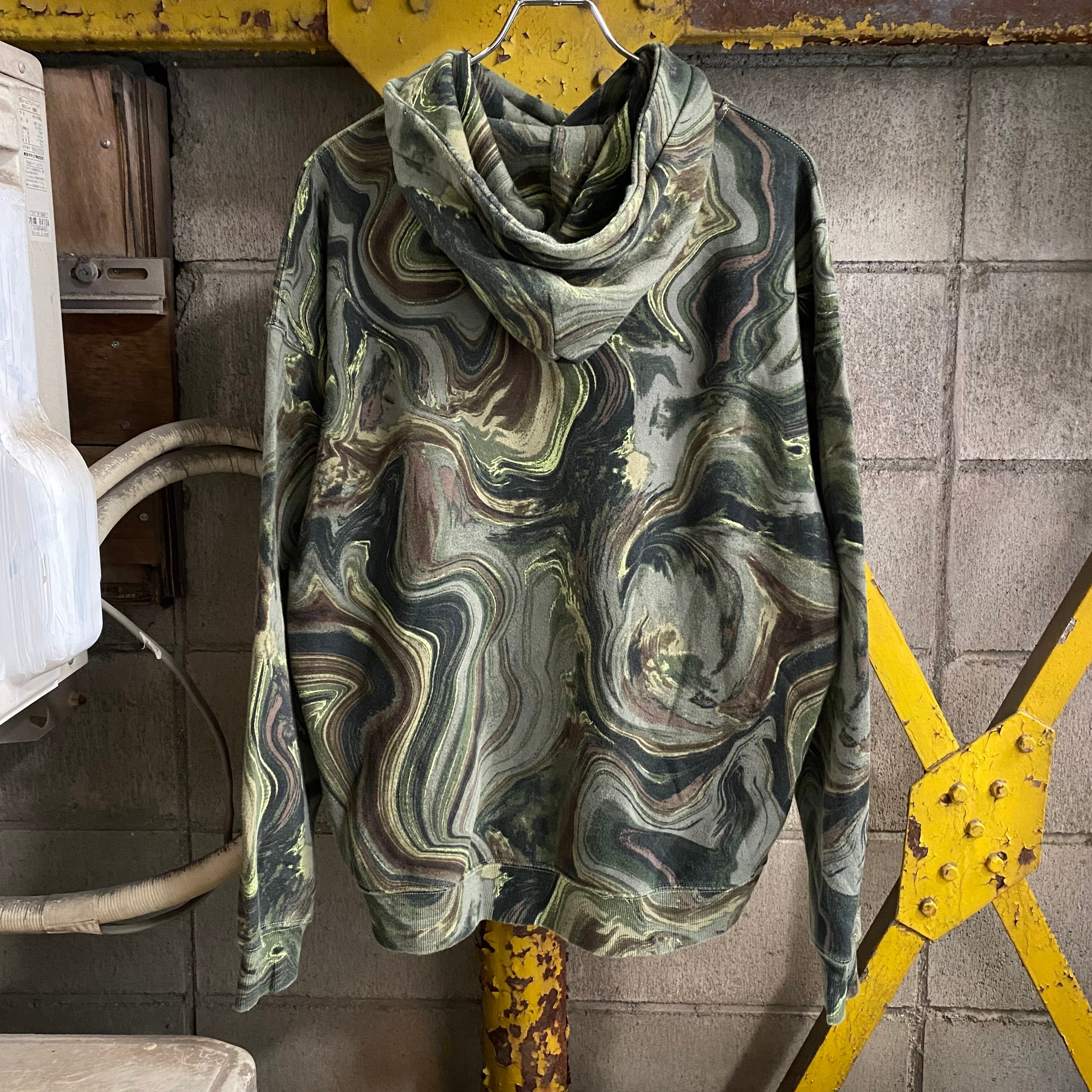 S‼︎】NO BOUNDARIES Marble Pattern Hoodie | 下北沢SPiKe＆SPiCe