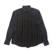 Ben Sherman ベンシャーマン ストライプ 長袖シャツ 3/L /ブラック メンズ