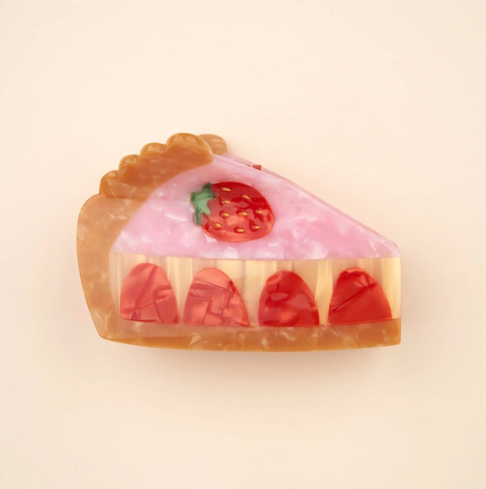 【Coucou Suzette Garden Party collection-Strawberry pie hair claw-】