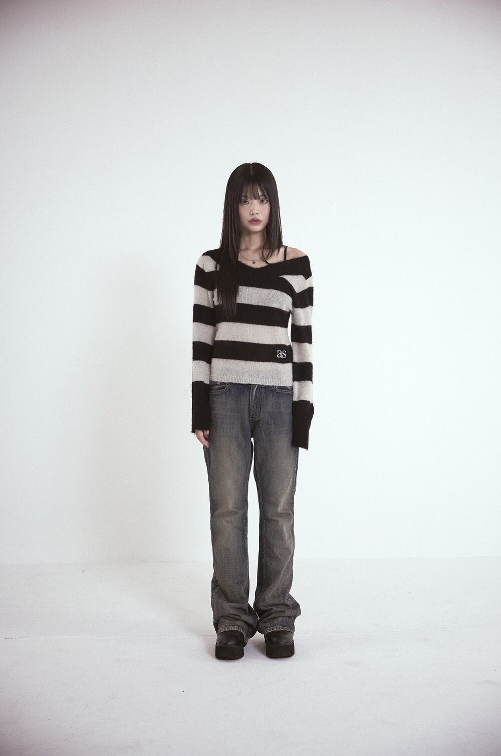 (廃盤) ason アズオン x detailed pants S ウォニョン as”on] X DETAILED PANTS 正規品 韓国ブランド 韓国通販 韓国代行 韓国