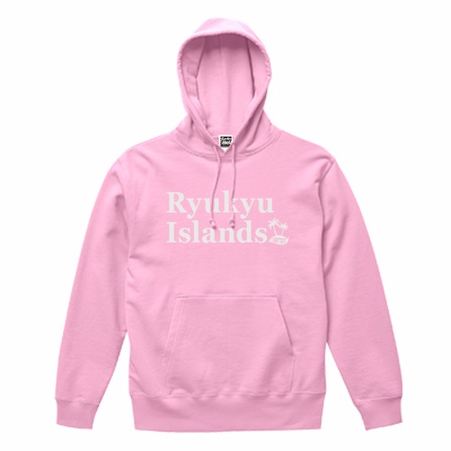 Ryukyu Islands Logo pullover Parker 10.0oz【pink】A