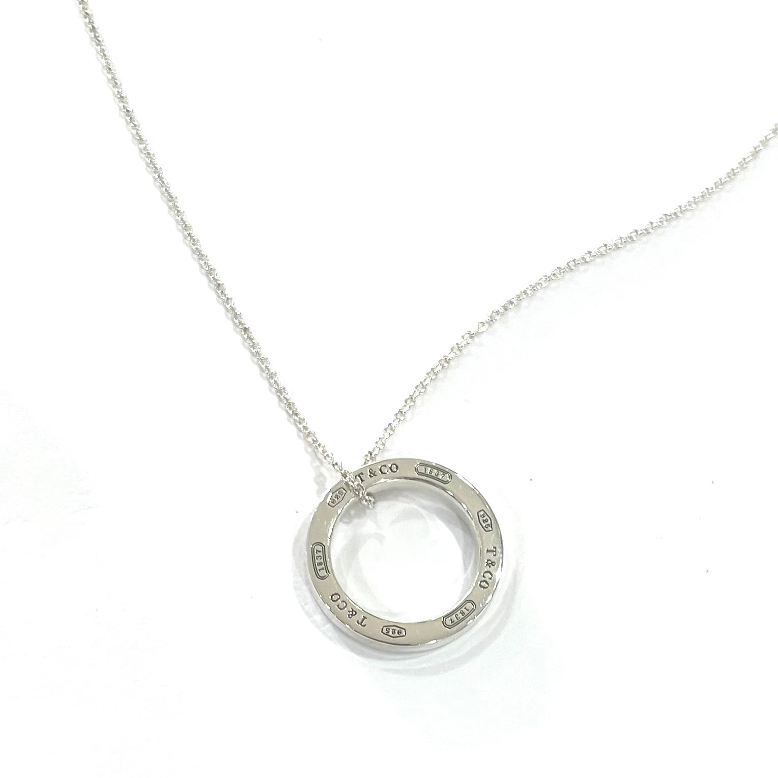 TIFFANY&CO.】2418 1837 ティファニー サークルリング ネックレス