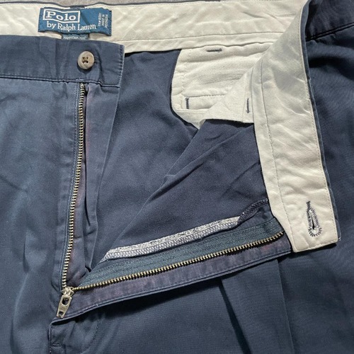 90-00s Polo by Ralph Lauren 40/30 ネイビーチノ 詳細写真9