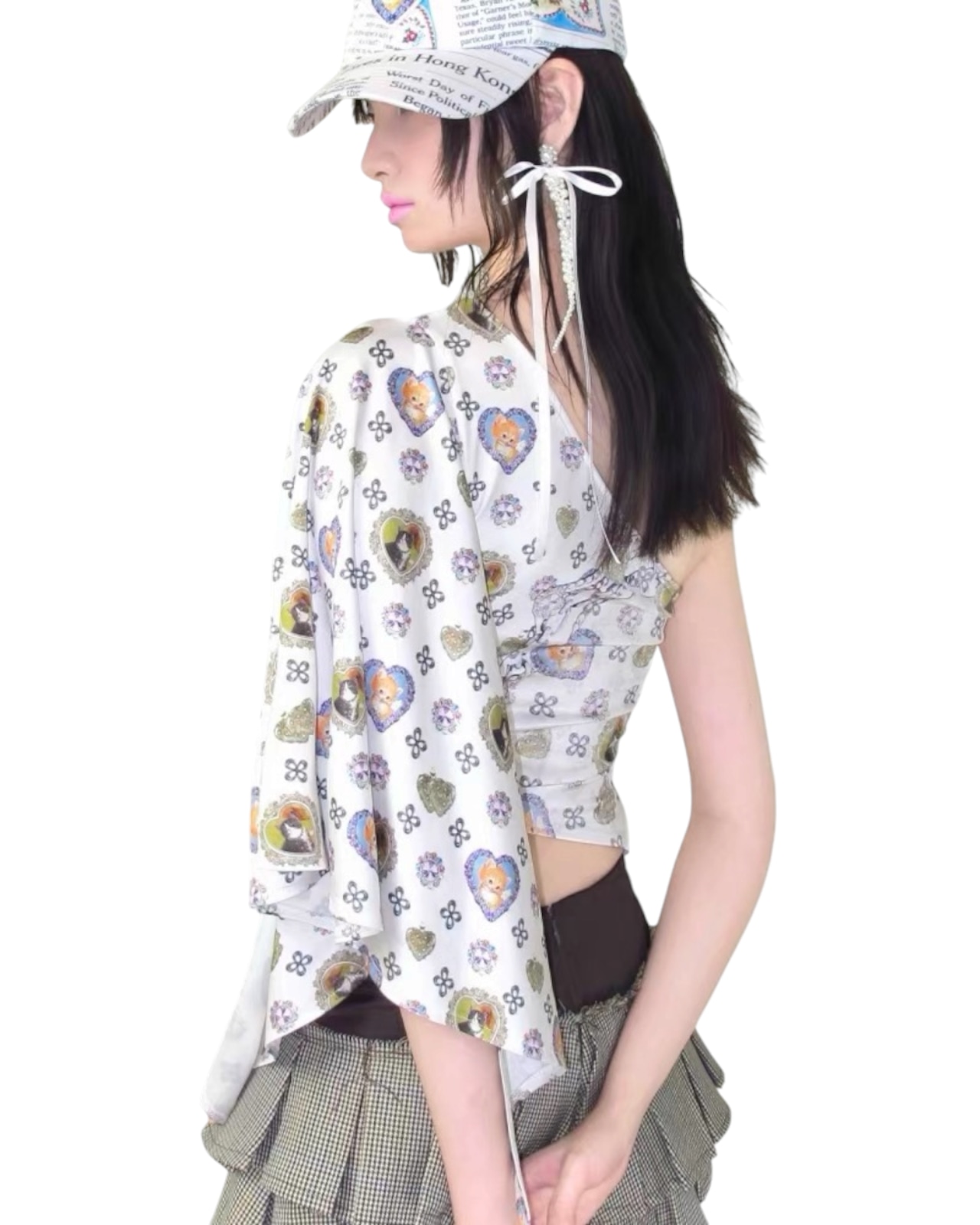 【Vestige】One-Shoulder top / 010015