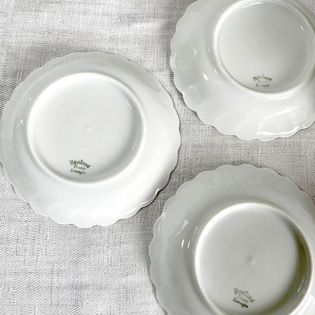 コーヒーカップ＆ソーサー　リモージュアビランド　すずらん　Limoges　 12TWdt27-3