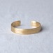 無垢真鍮のバングル｜W10mm
