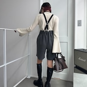 ハーフタックPT/チャコールグレー