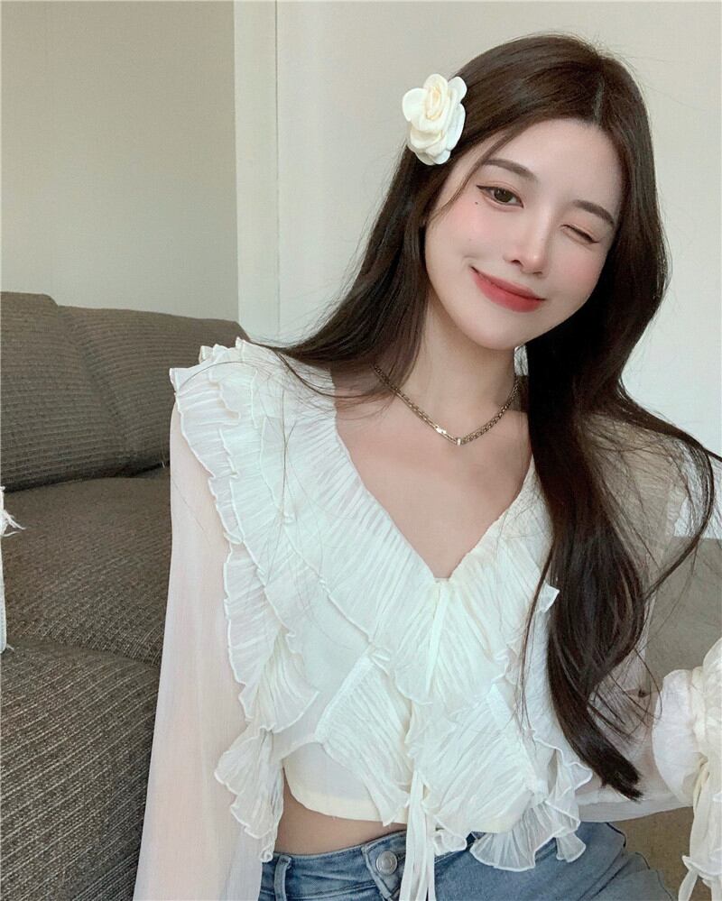 シャツ ジャケット サマー薄手ショート ロング 大人ガーリー スウィート キュート カジュアル 夏物 ブラックストロベリース40965445240