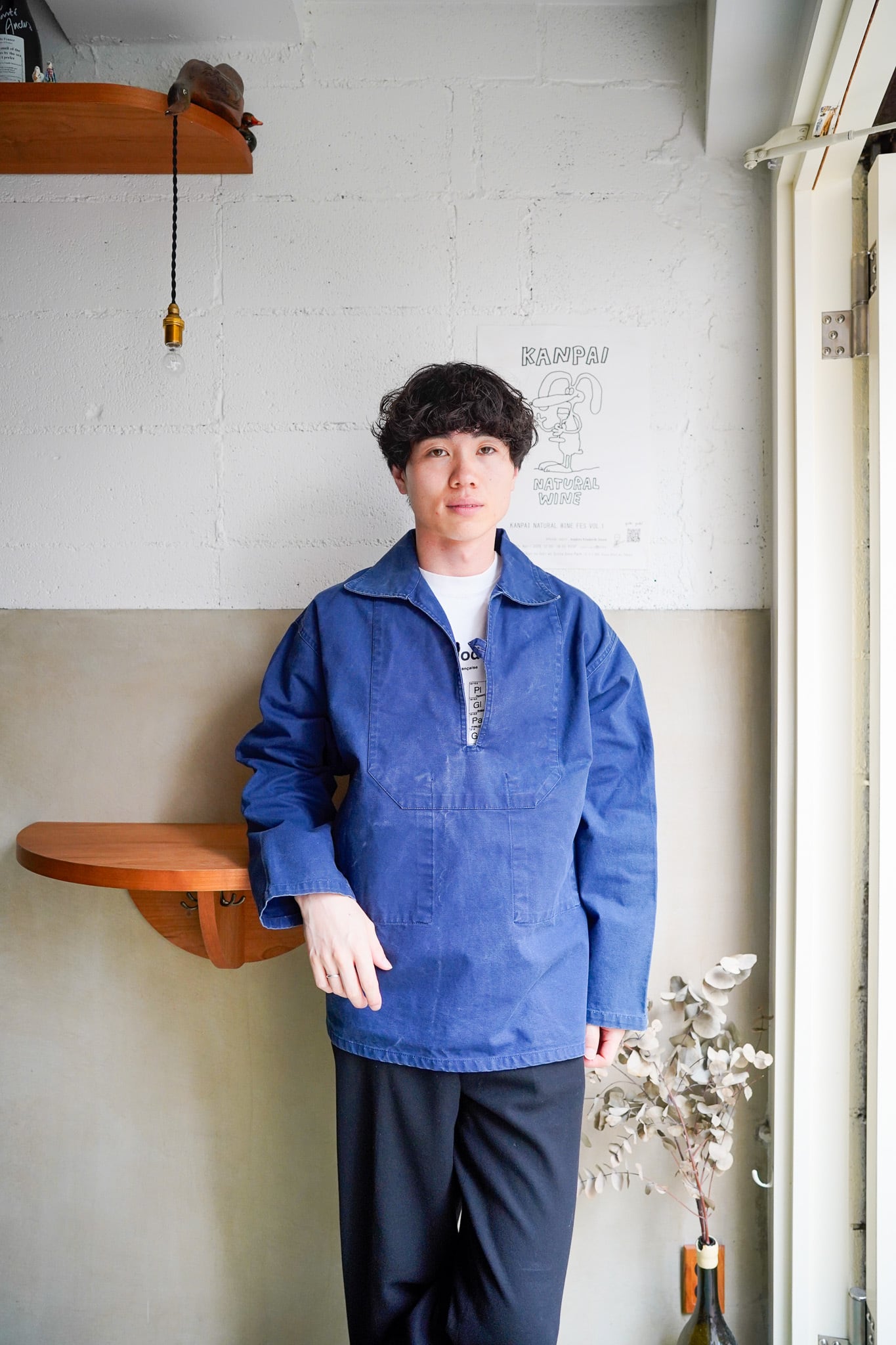 【1980s】"French Vintage" French Fisherman Smock / 6-291