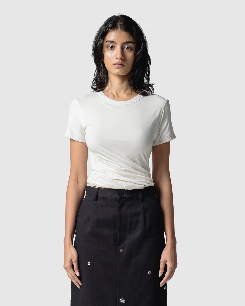 muller of yoshiokubo / REVERSIBLE TWIST TOP | LA VILLA ROUGE