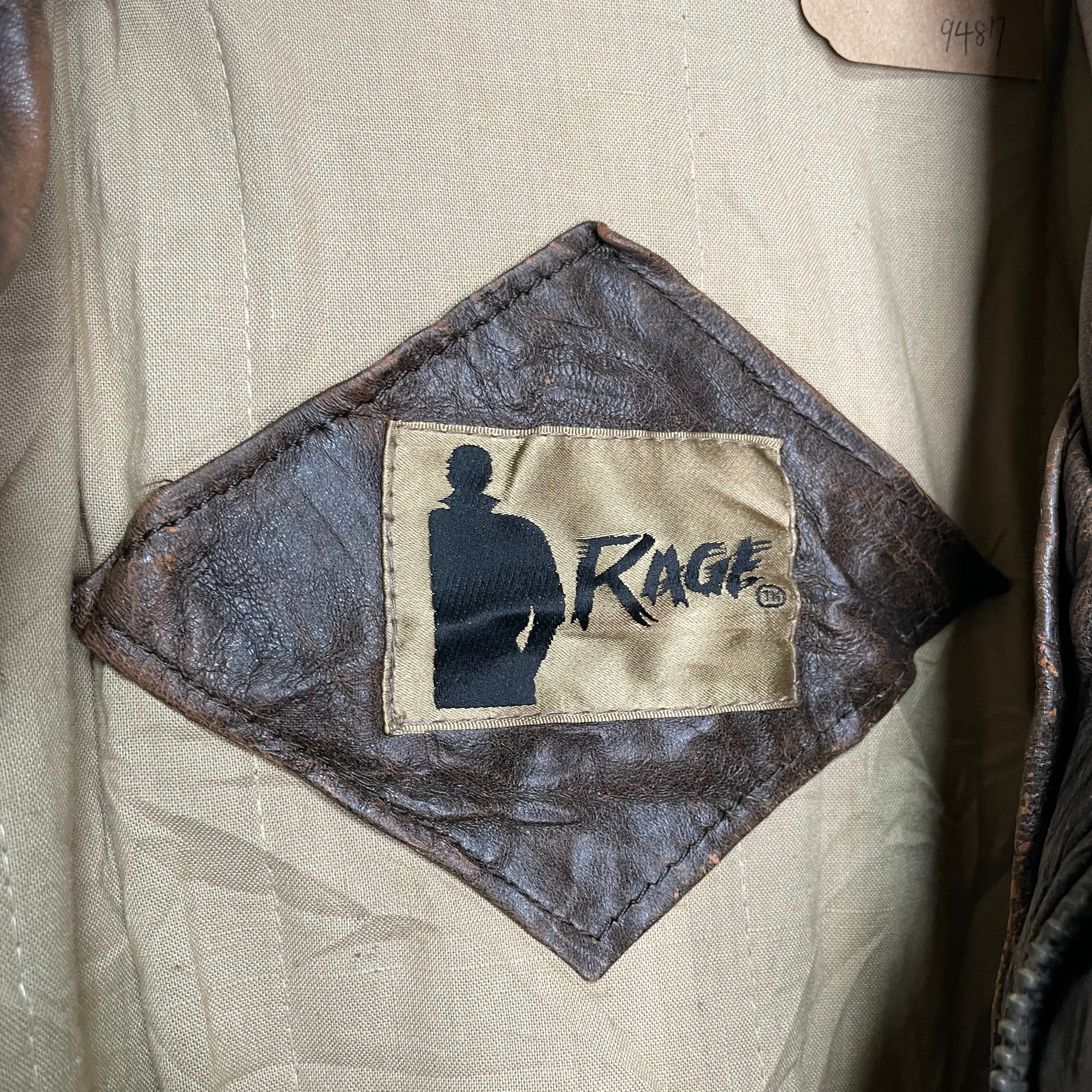 RAGE レザージャケット M | 古着屋OLDGREEN