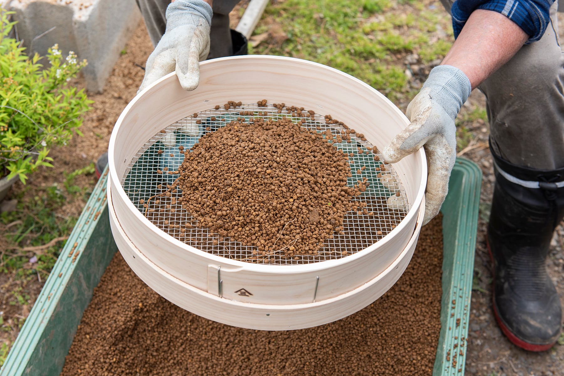 園芸用土ふるい《受注生産》｜(株)川西金網 | すろーかるMarket