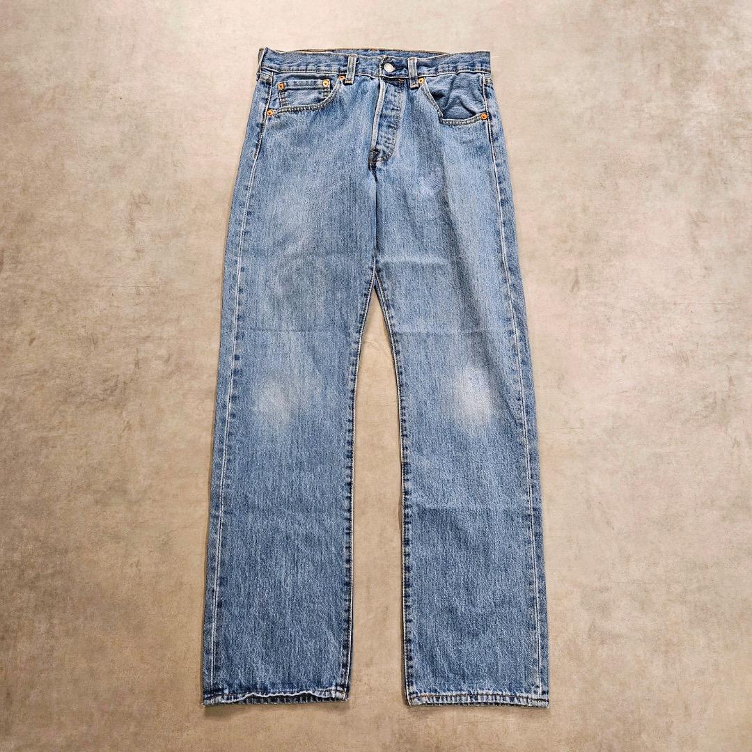 リーバイス501 Levis W31 ブルーデニム 青 古着 ボトム 18113