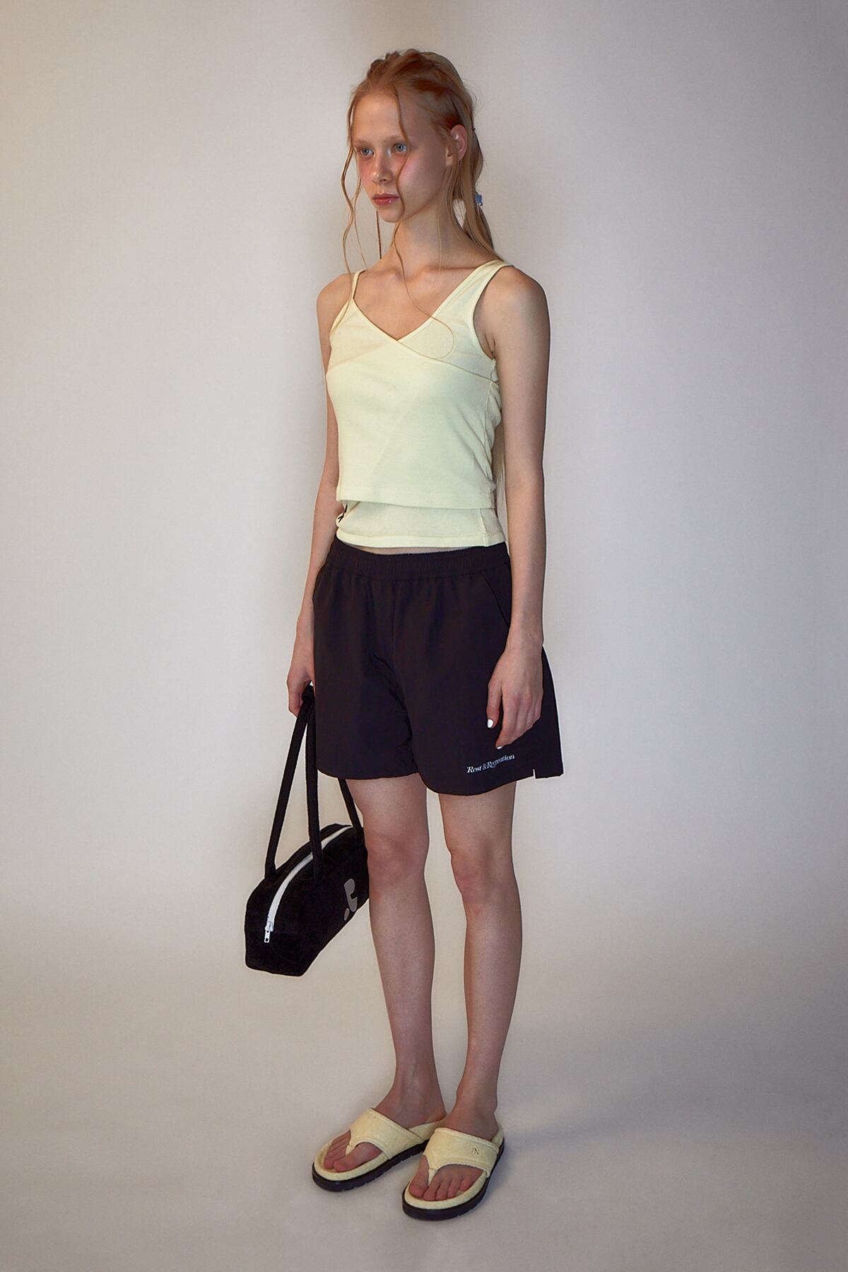 REST&RECREATION] RR LOGO TERRY SHOULDER BAG