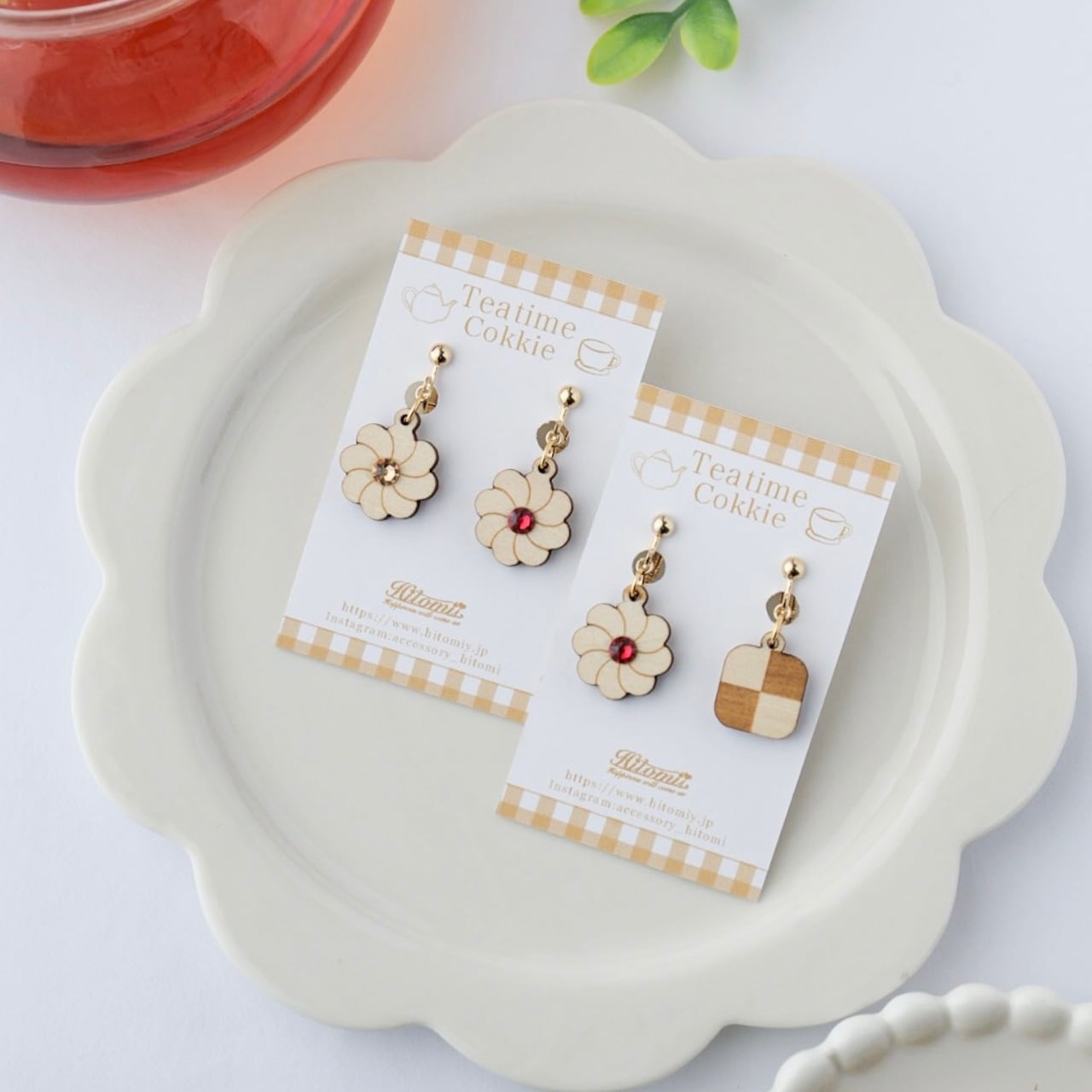 片耳販売クッキーピアス&イヤリング