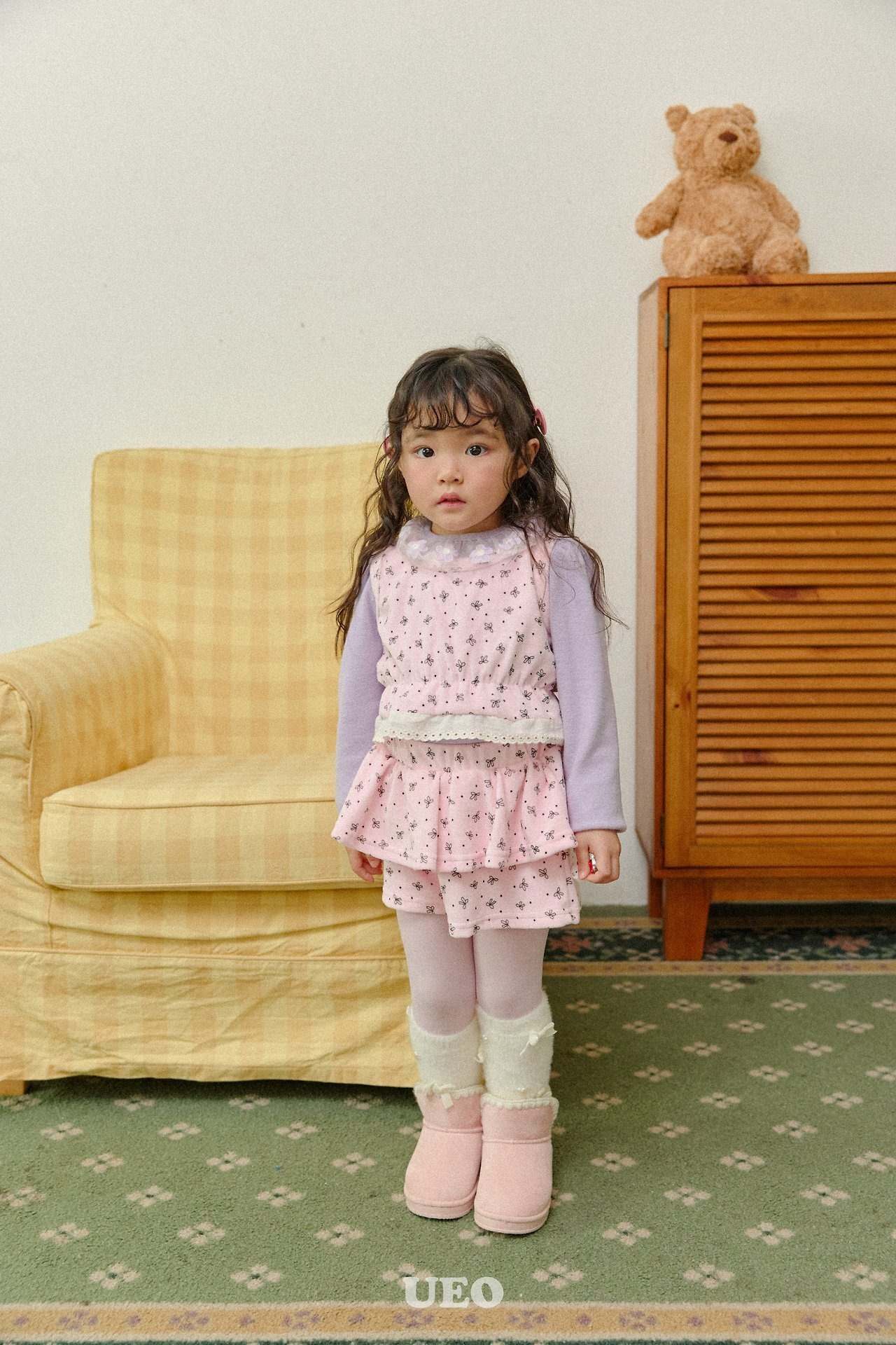 UEO［取寄］ruru ribbon pants 26winter