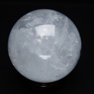 水晶 丸玉 65mm スフィア 置物 水晶玉 一点物 151-8855