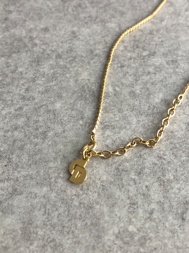 Christian Dior クリスチャン ディオール ネックレス ゴールド CD ストーン vintage ヴィンテージ オールド ku6w87