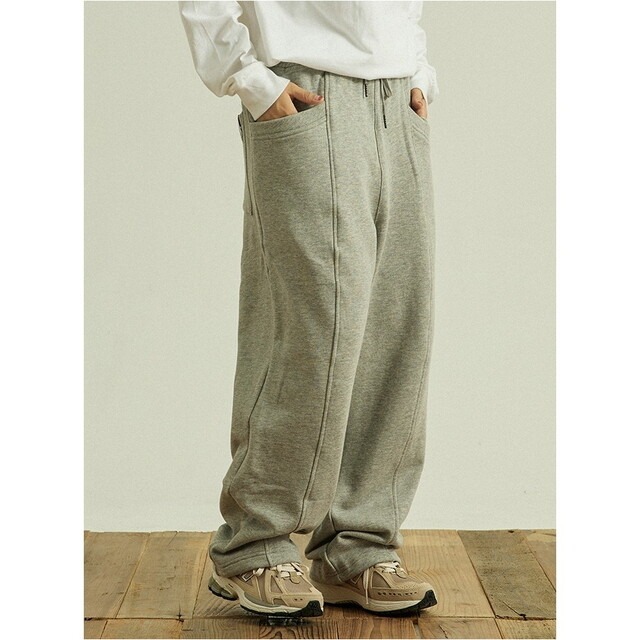 Drawstring Wide Sweat Pant [2205]