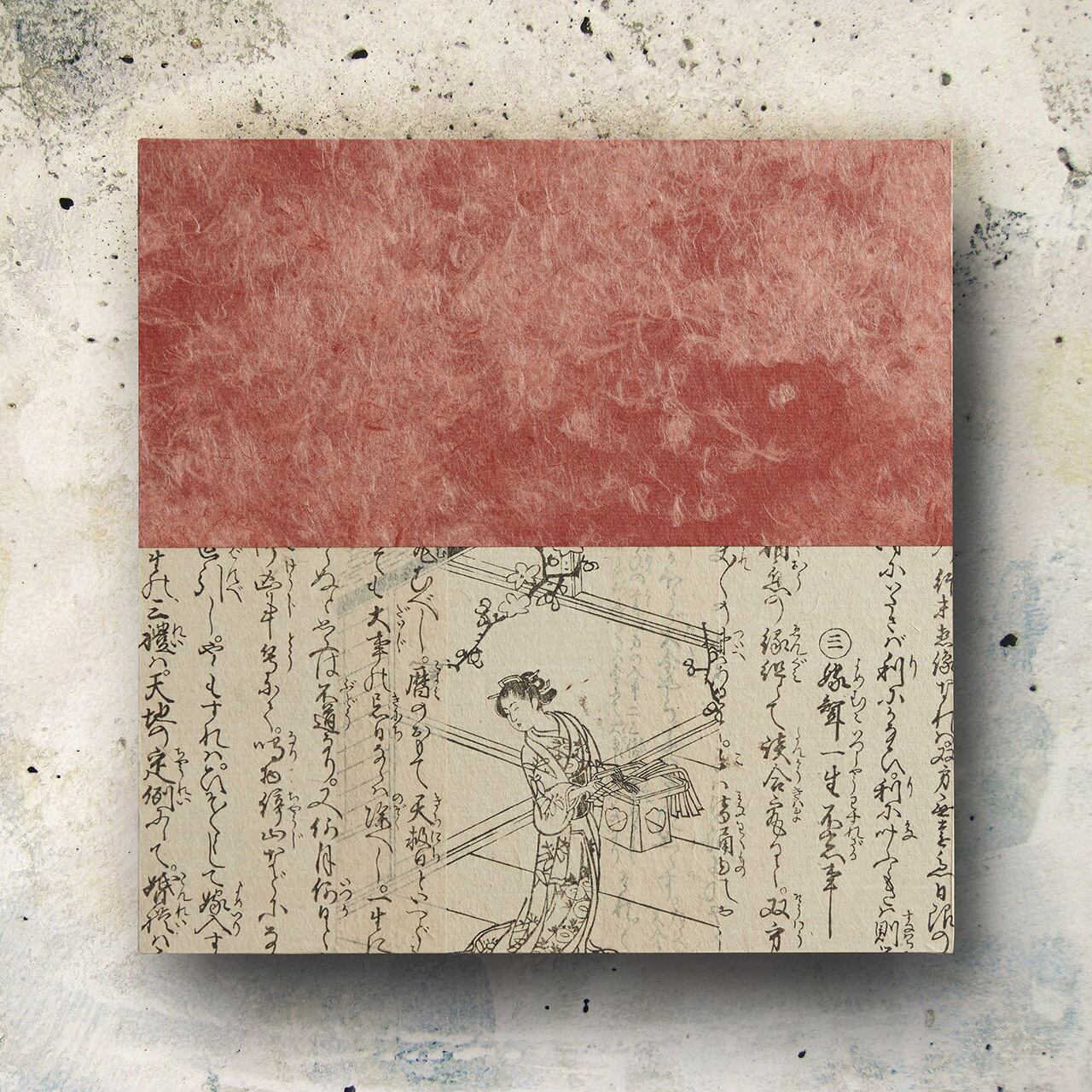 AT-KS006T 嫁入談合柱/ 出雲雲文 ベンガラ No.001