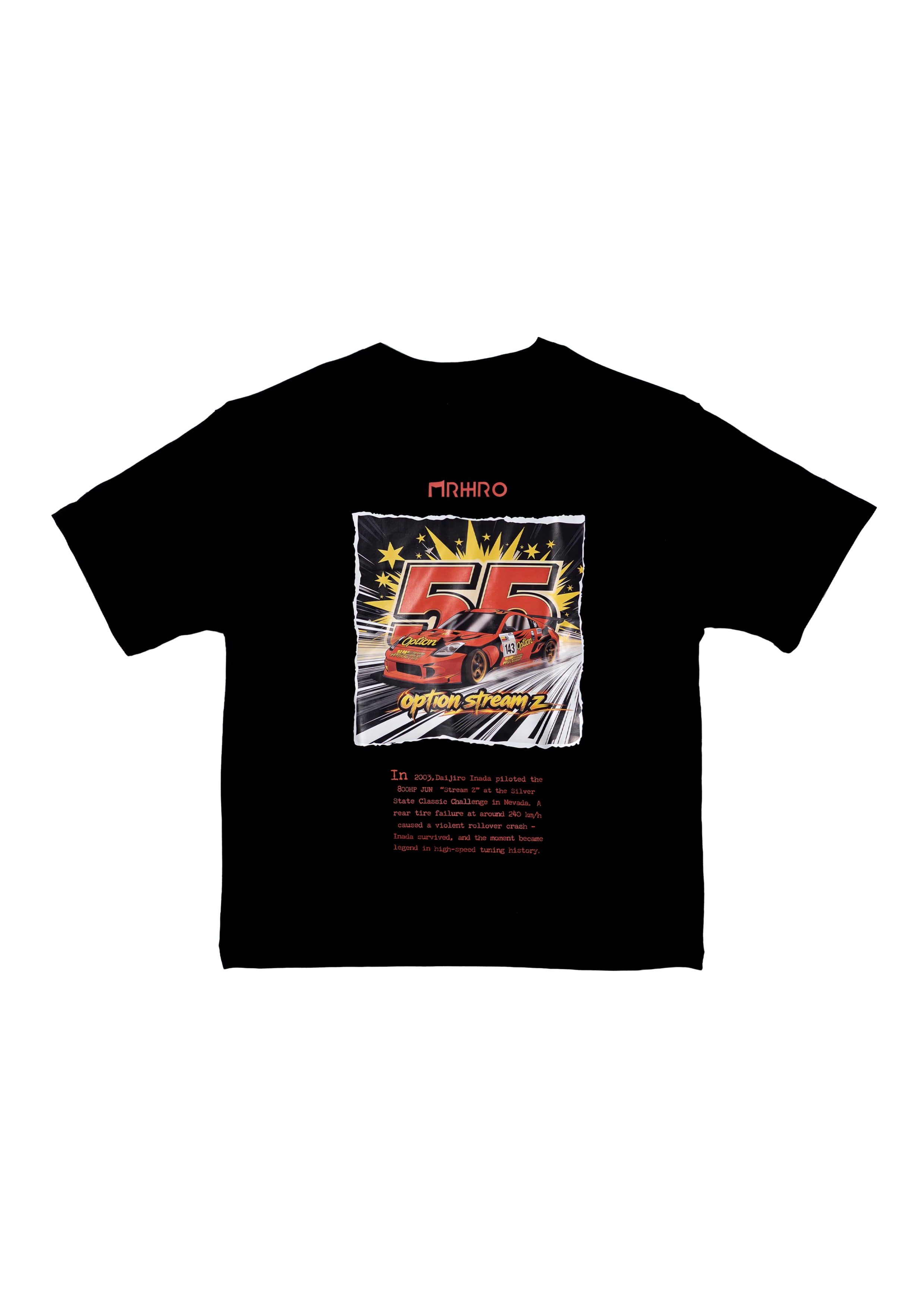 MR.HIRO「SELECT YOUR CAR」ゲーム画面風 オリジナルデザイン Tシャツ