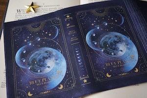 青の惑星 "BLUE PLANET" ブックカバー・手帳カバー