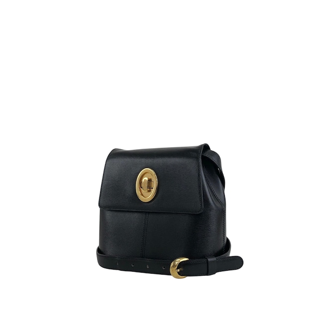 Christian Dior クリスチャン ディオール ショルダーバッグ ブラック ターンロック レザー ミニバッグ vintage ヴィンテージ オールド rz2umb