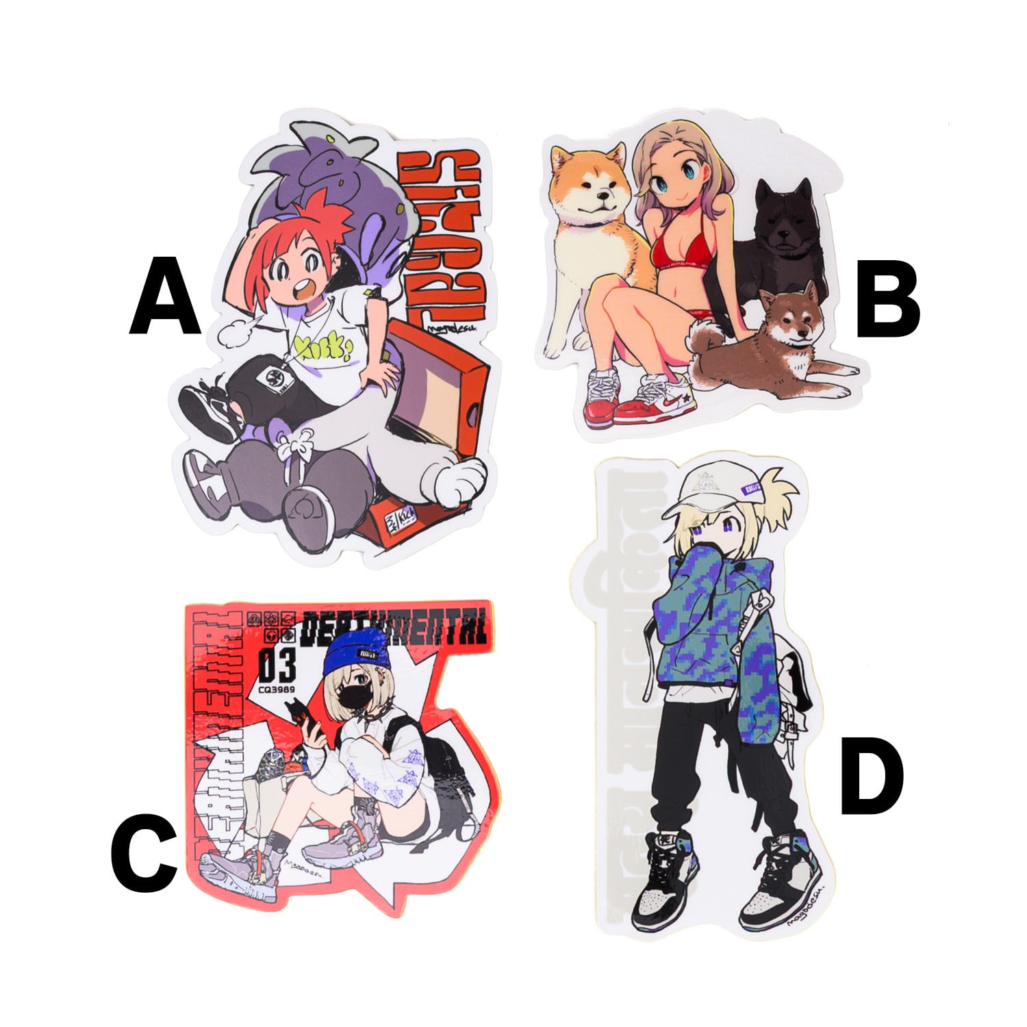 magodesu ステッカー | TOKYO PiXEL. shop & gallery