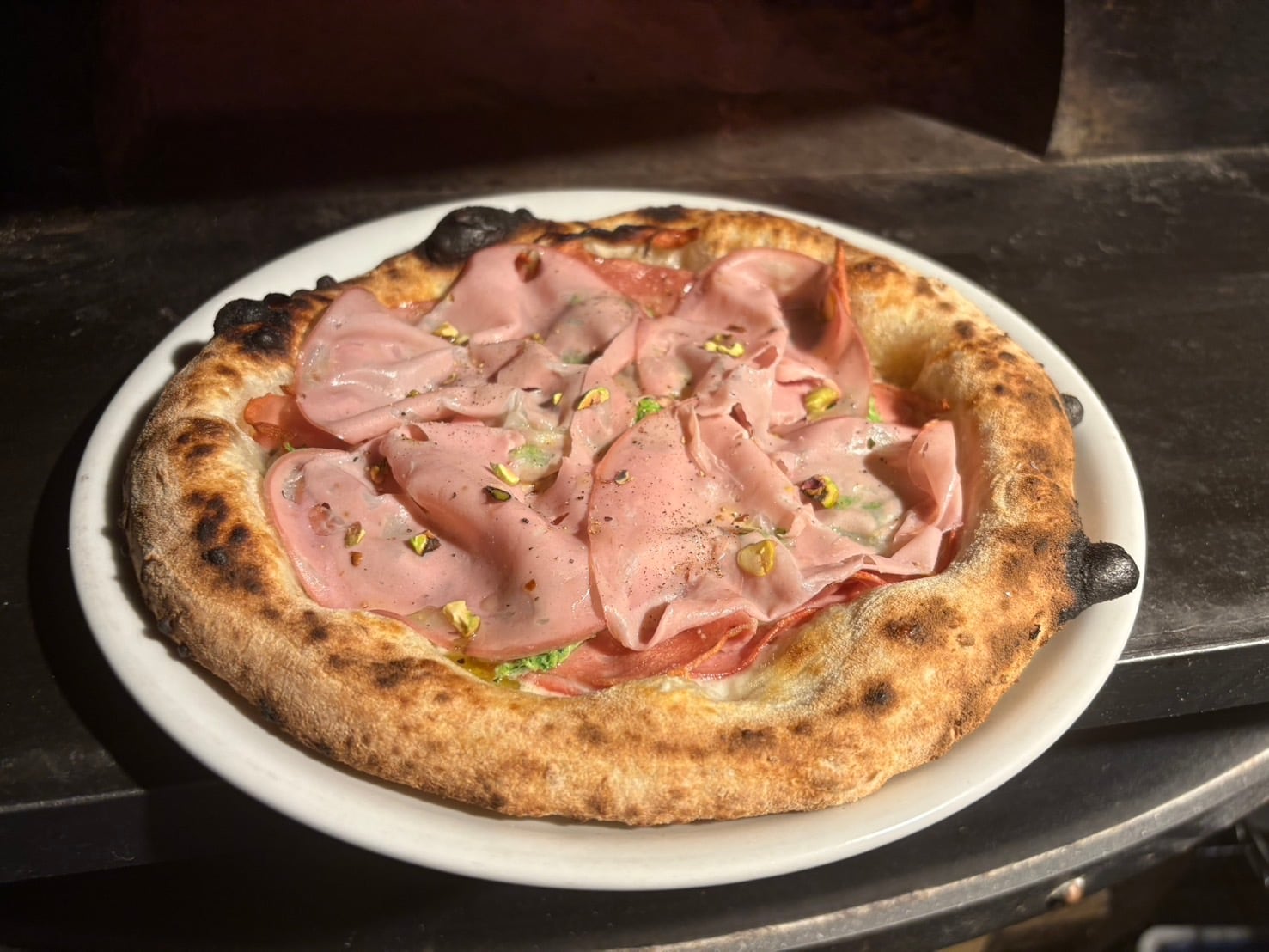 3月限定!『モルタデッラと菜の花リコッタクリームのピザ』✨