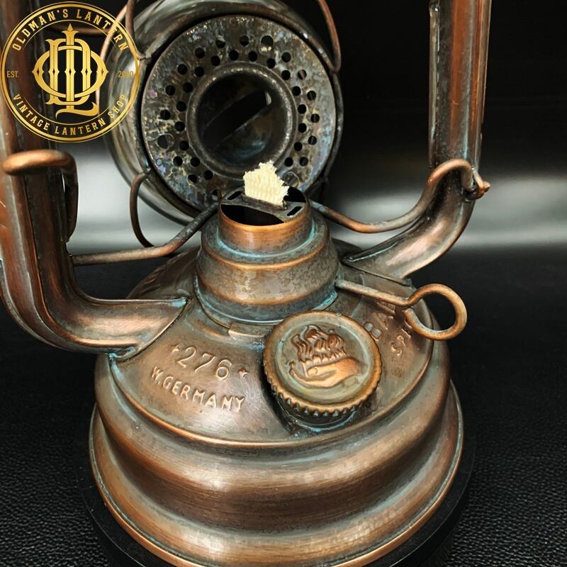 1950's FEUERHAND 276 StK 銅メッキ AEUR クリヤー クラックグラス 漆