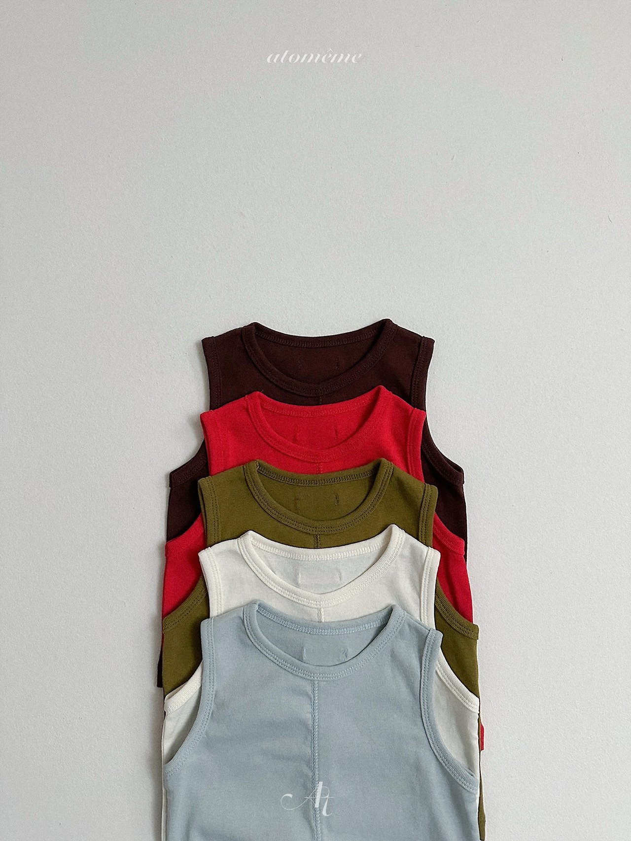 [atomeme] Eden Sleeveless Tee / [아토메메] 이든나시티